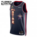 Maillot All-Star 2025 Personnalisable Jordan Navy Swingman - Enfant